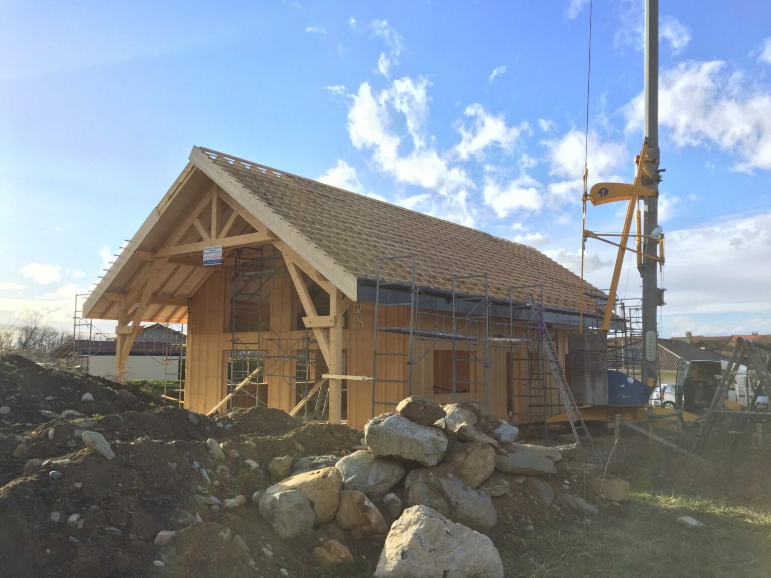 Maison en ossature bois a Bons-en-chablais