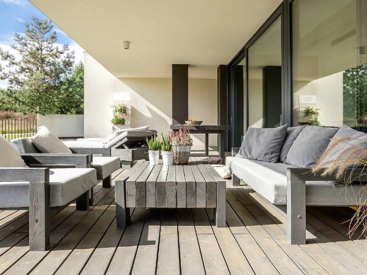Terrasse à Bons-en-Chablais