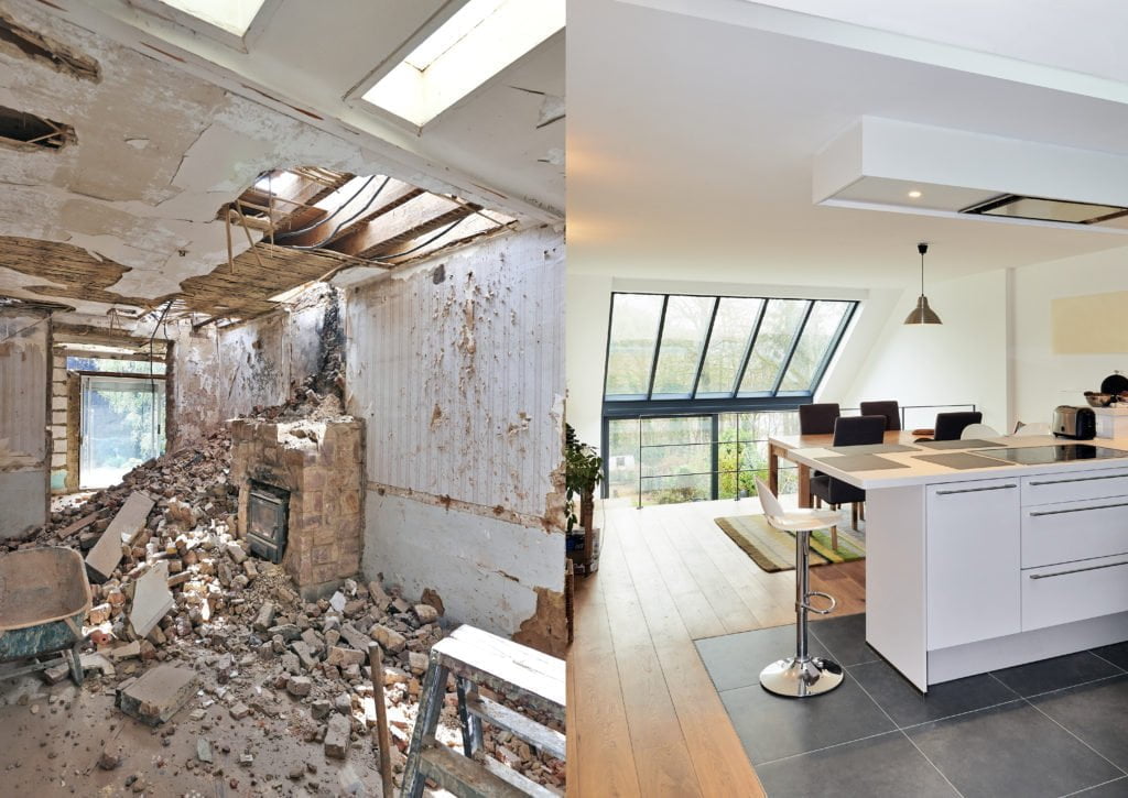 Rénovation d'une pièce