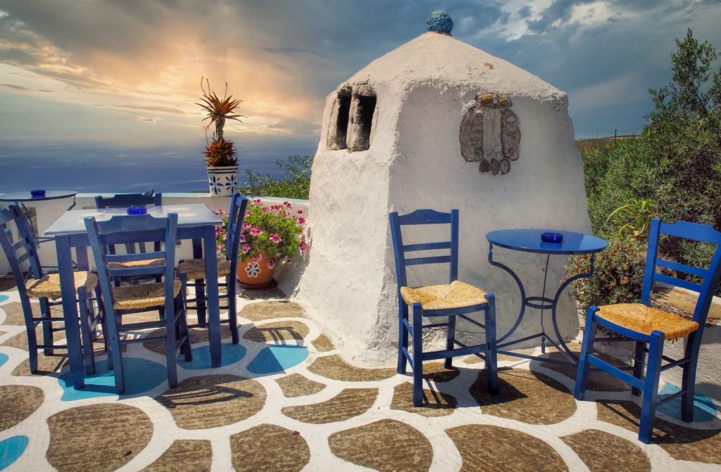 terrasse grecque