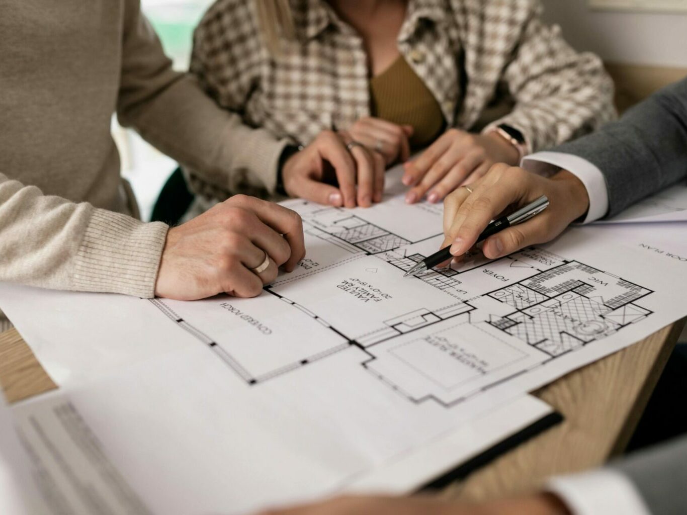 Plans architecturaux pour une extension ou une surélévation de maison