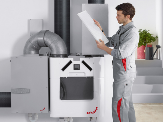 Vue d’ensemble des composants d’un système de VMC double flux, incluant grilles, filtres et conduits de ventilation.