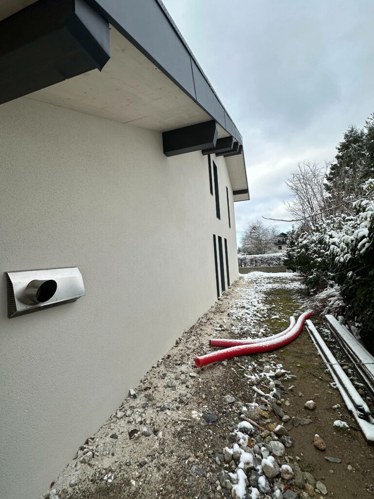 Après habillage d'une façade à Bons-en-Chablais