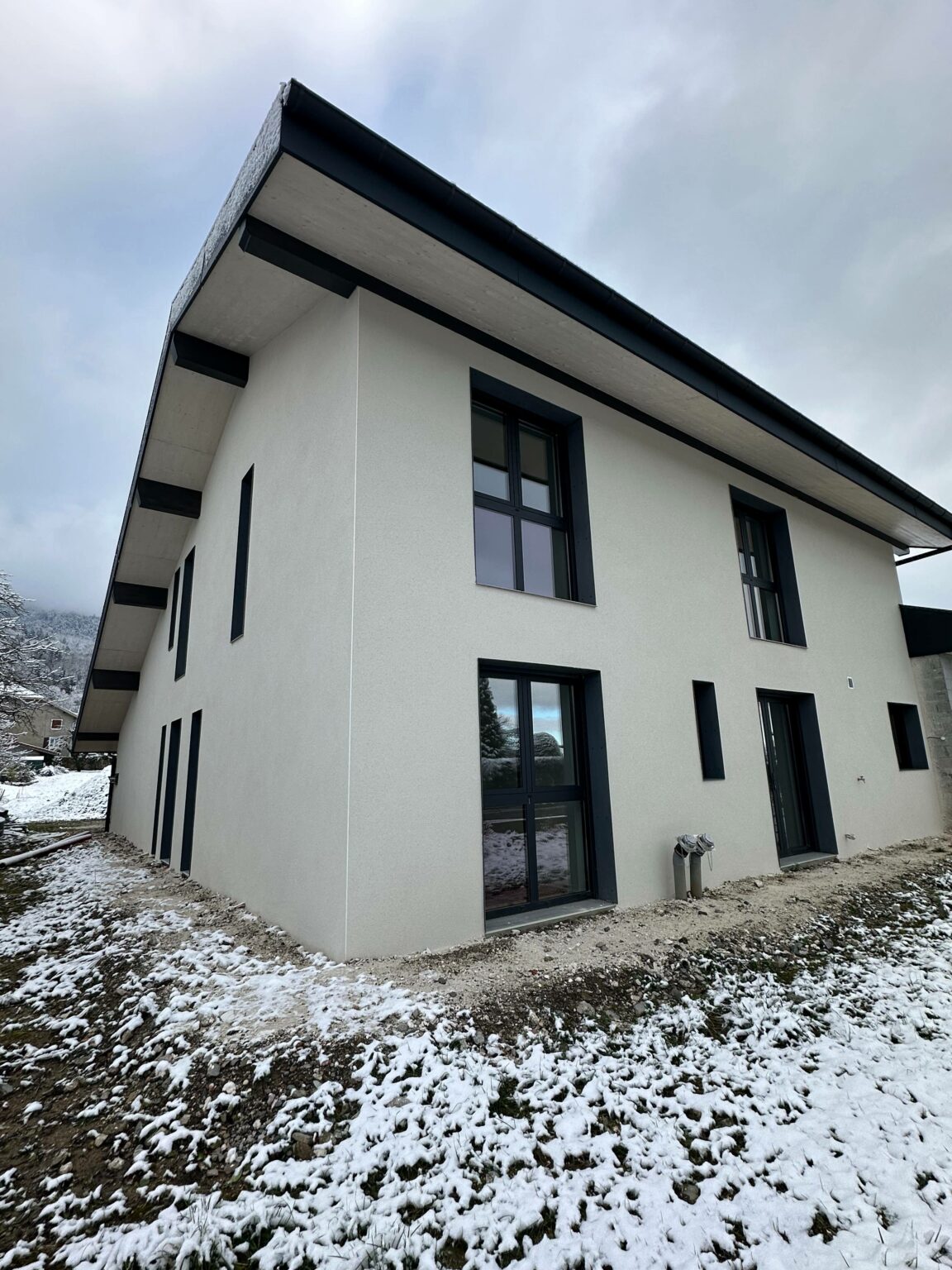Après habillage d'une façade à Bons-en-Chablais