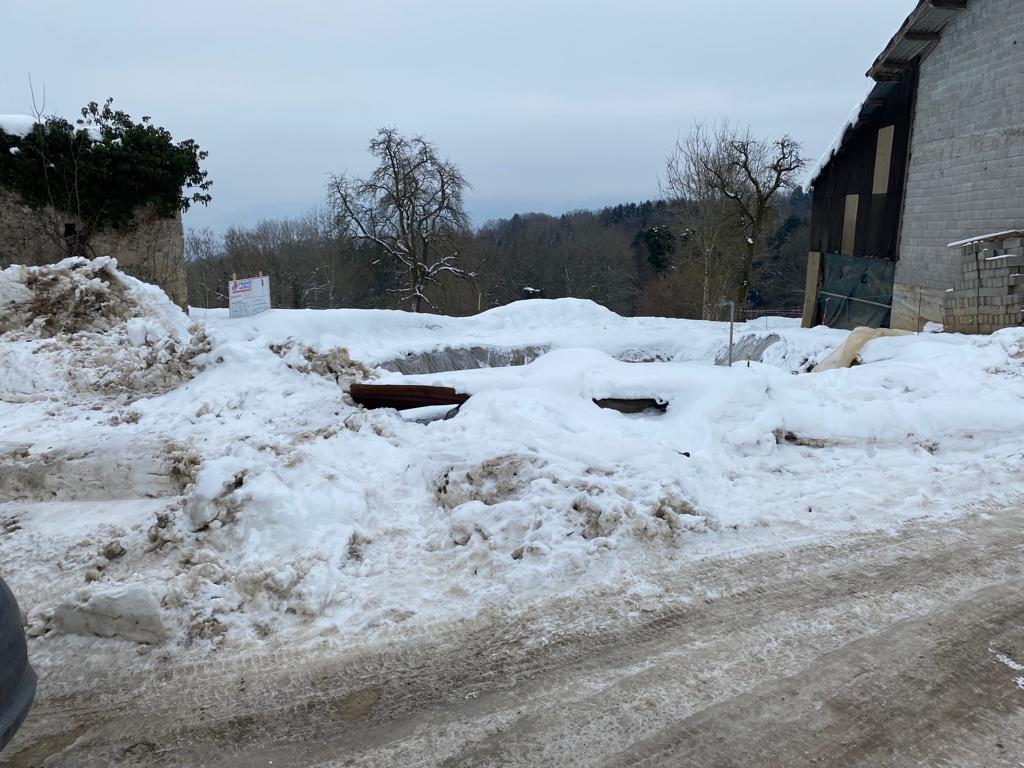 Avant fondations à La Roche-Sur-Foron