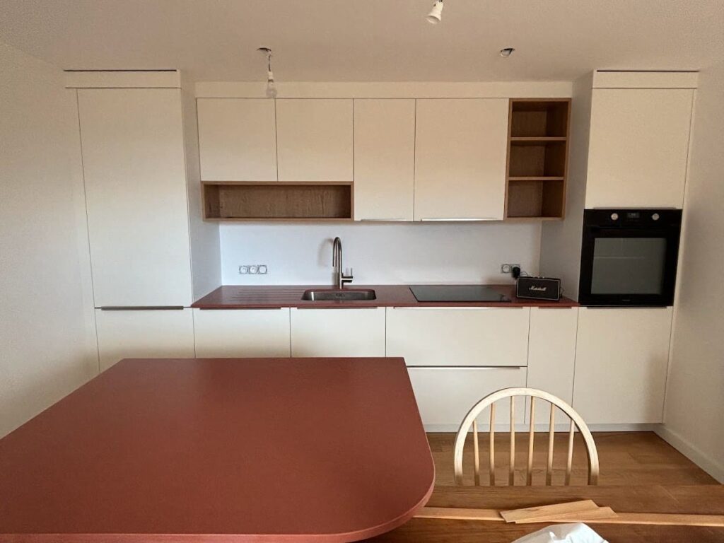 Cuisine rénovée à Bons-en-Chablais, un espace fonctionnel