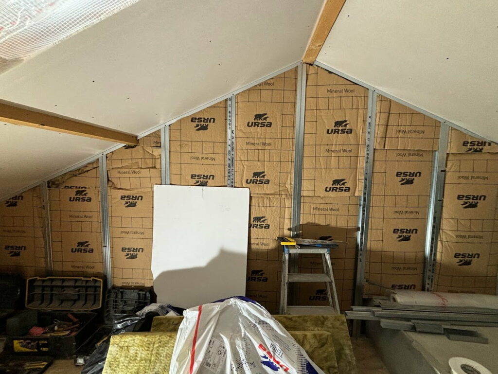 travaux d'isolation dans les combles à Bons-en-Chablais