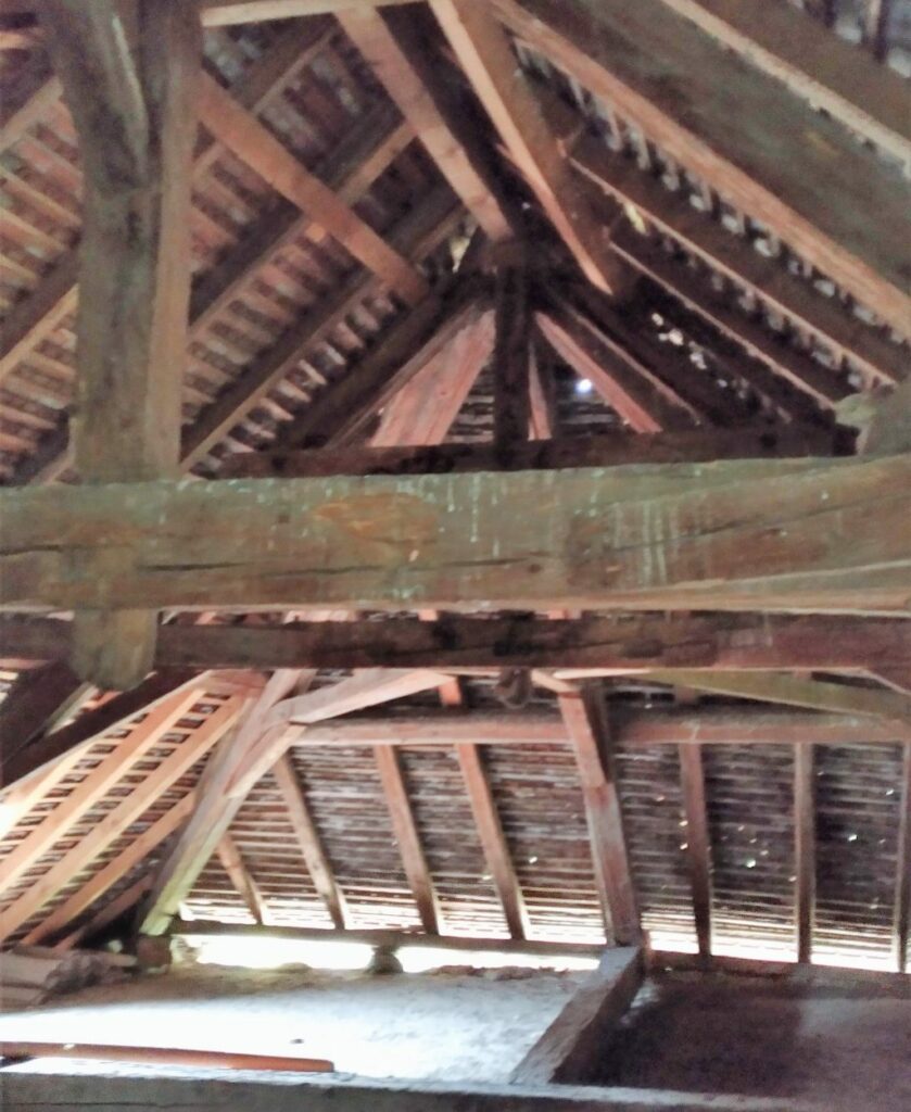 Artisans sur le chantier du Château Saint Michel à Brenthonne
