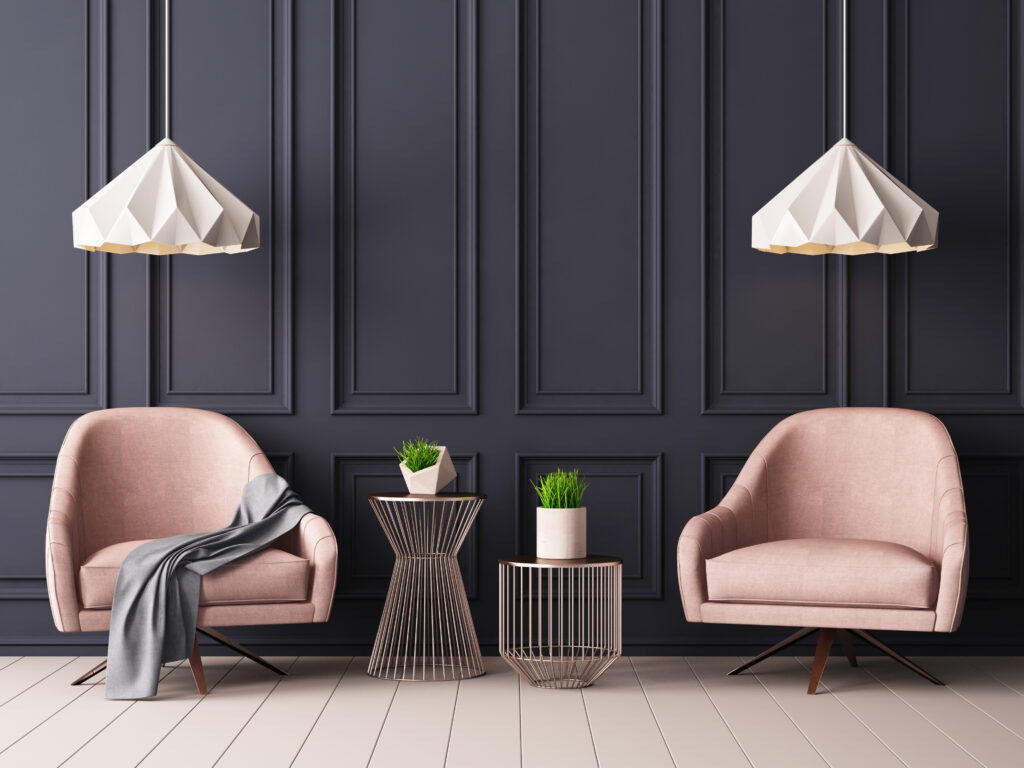 Rénovation séjour avec des couleurs pastel à Bons-en-Chablais
