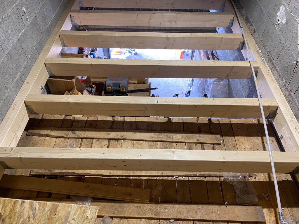 plancher d'une chambre à Bons-en-Chablais