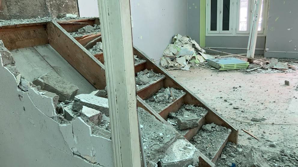 Bâtisse avant travaux de rénovation à Bons-en-Chablais