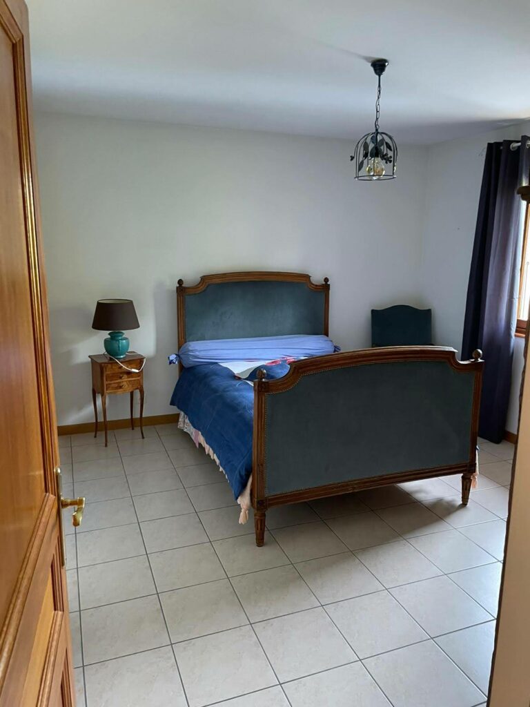 chambre pendant la rénovation à Ballaison