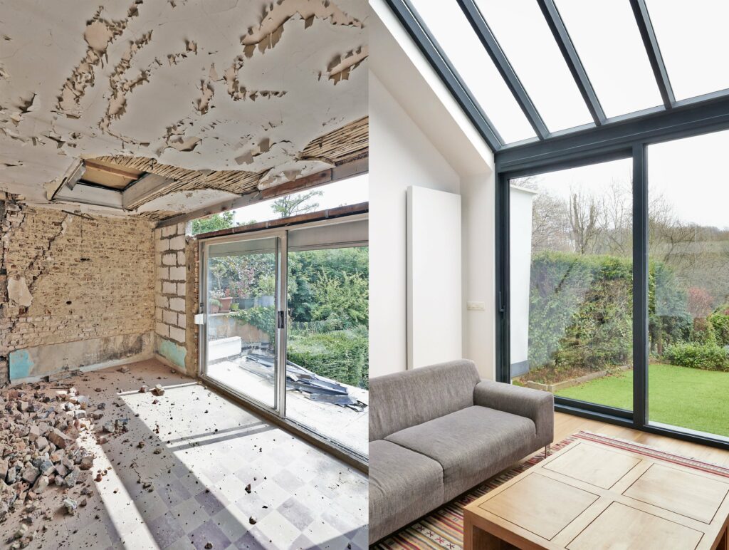Rénovation d'une maison ancienne à Bons-en-Chablais