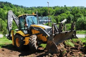 Terrassier à Bons-en-Chablais, travaux de préparation