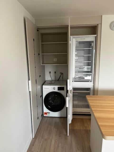 Rénovation d’appartement à Douvaine avec rangements intégrés et électroménager encastré